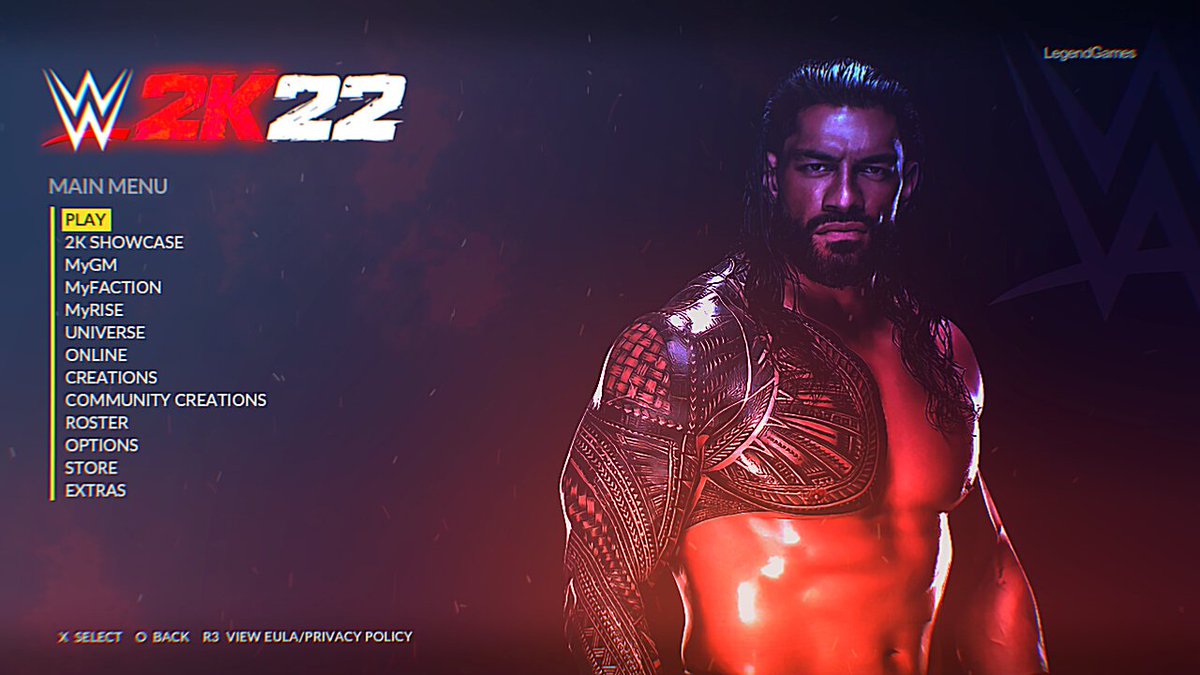 V-Mozz 𝕏 on X: WWE 2K22 MENU !!! #WWE2K22  / X