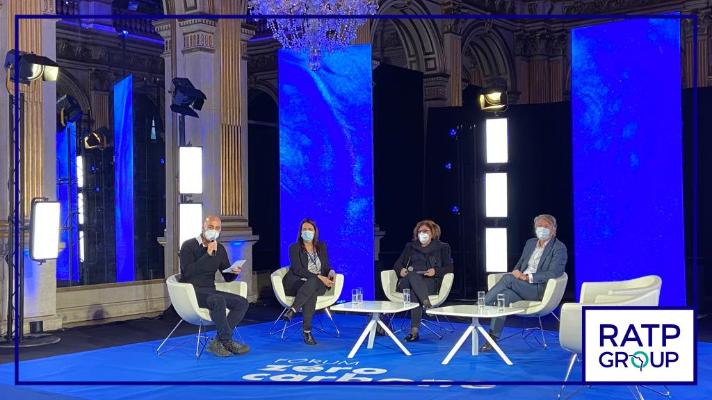 RATPgroup's tweet photo. @UTP_Fr [#ForumZéroCarbone] Florence Leveel, Directrice de la Business Unit MaaS, chez @RATP_SmartSystM, filiale digitale du #RATPgroup, est intervenue dans le cadre d'une table ronde sur les enjeux de MaaS, mobility as a service, pour offrir aux voyageurs une mobilité porte à porte. https://t.co/O1hVh2POgm