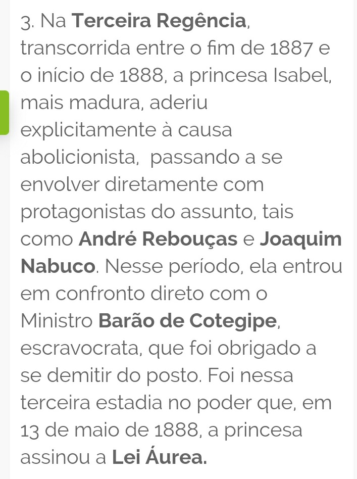 walpsan's tweet photo. #IsabelPatrona A Redentora.
Ao cumprimentar a princesa Isabel logo após a assinatura dela, Cotegipe profetizou: "A senhora acabou de redimir uma raça e perder o trono!".
Em resposta, Isabel replicou: "Se mil tronos eu tivesse, mil tronos eu daria para a libertação dos negros". https://t.co/kreVuwhUsv