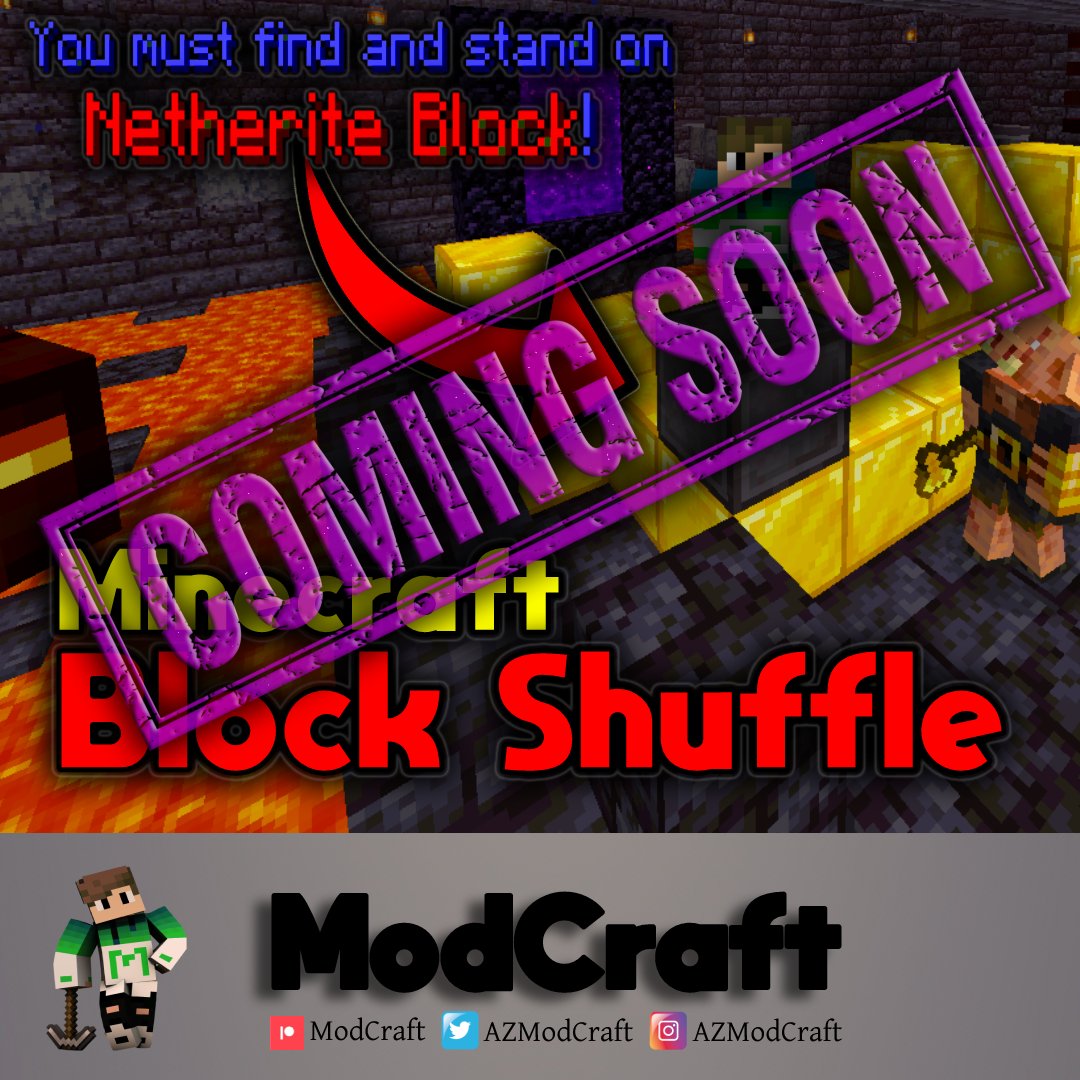 🚨Working on a new plugin - #Minecraft Block Shuffle.

🥳Coming soon, stay tuned!

PS: I definitely didn't yoink the idea from Dream :D

#MincraftPlugin #Plugins #gamedev #Games #MinecraftChallenge #MinecraftBut #GAMEZONE #minecraftblockshuffle #IndieGameDev #GameFi #plugin #game