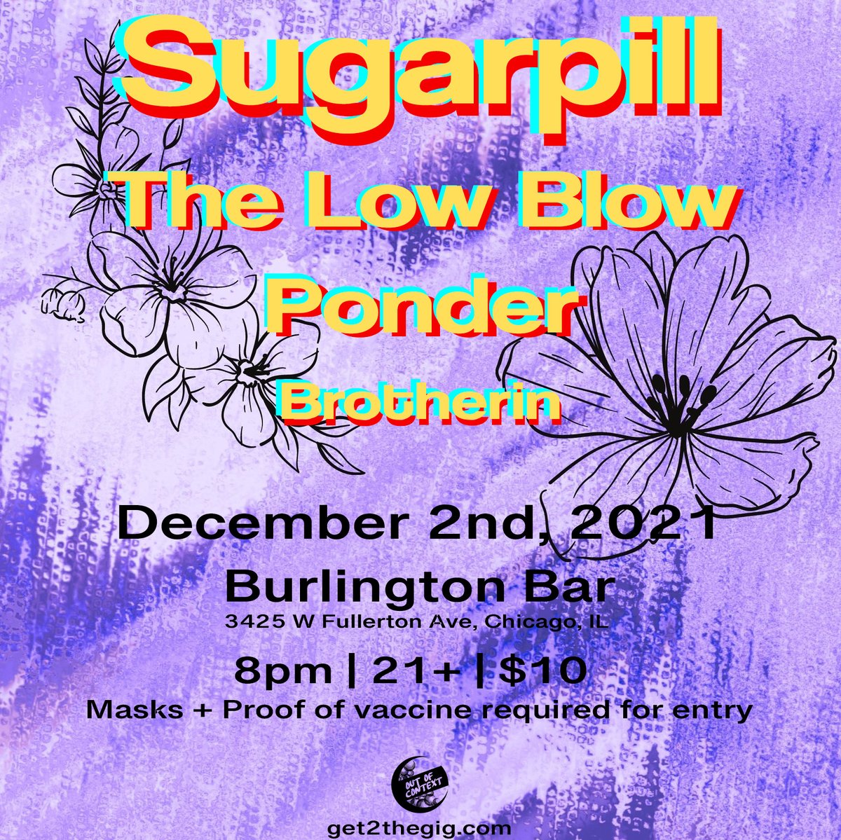 get2thegig's tweet photo. We have exactly 3 more shows this year and I can't freaking wait. 

Ponder + The Low Blow tickets are available @ the door only but the rest can be picked up here: https://t.co/viMH8Kq0co https://t.co/gHsQwNjfBU
