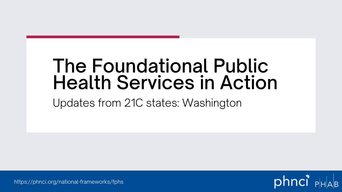 In WA, a 21C State, the Legislature knows that #PublicHealthIsEssential and shows it by making investments in Foundational Public Health Services. <a href="/WAStPubHealth/">WA State Public Health Association</a> <a href="/WADeptHealth/">Washington State Department of Health</a> #FPHS