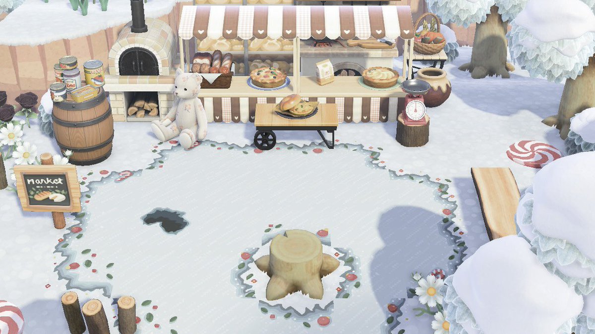 chelsdoesdoodle's tweet photo. I had a go at making a lil market✨ #AnimalCrossing #AnimalCrossingDesigns #ACNH https://t.co/LvYa4YlL13