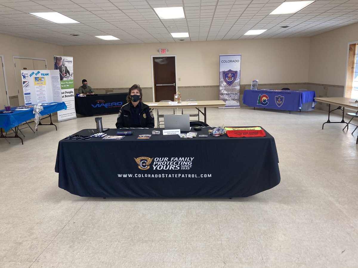 CSP_POE_LIMON's tweet photo. Come out to the Limon Job Fair at the Community Building! https://t.co/YkNU5Ef54t