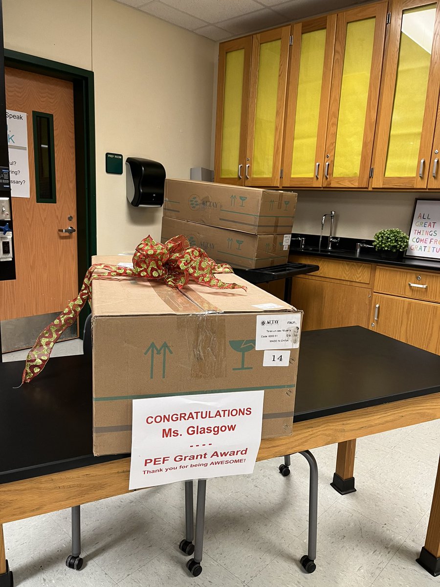 Human Body Models have arrived! Thank you <a href="/ProsperEdFound/">Prosper Education Foundation</a>!! I’m so excited for how this will impact student learning!