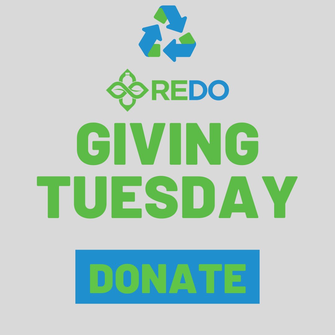 RedoRight's tweet photo. GIVING TUESDAY IS TODAY! We are so grateful for all of our supporters and could really use some extra help! Donate today on our website or Facebook pages to help us RECYCLE RIGHT! 

#GivingTuesday #RecycleRight #REDO #donate https://t.co/nbr0Zw251F