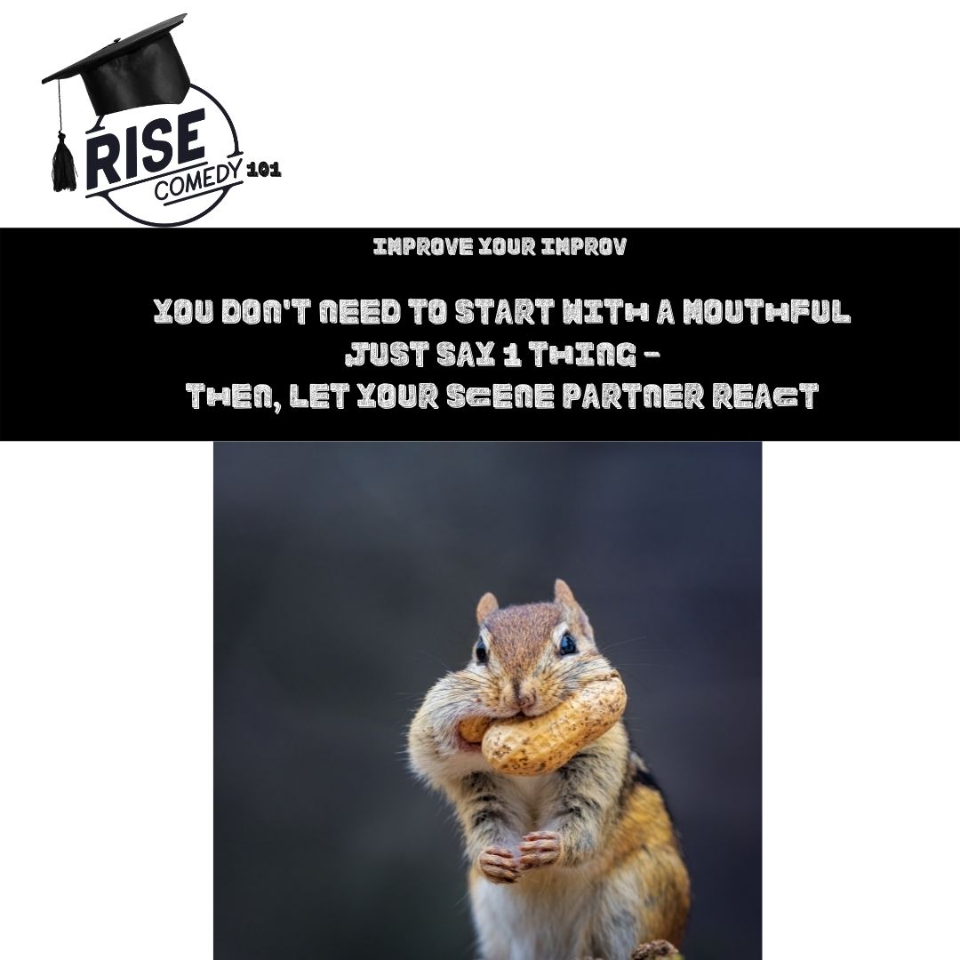 RiseComedy's tweet photo. #TipTuesday #LearnImprov #ImprovTips #RiseComedy #DenverImprov https://t.co/8pOA25ikDh