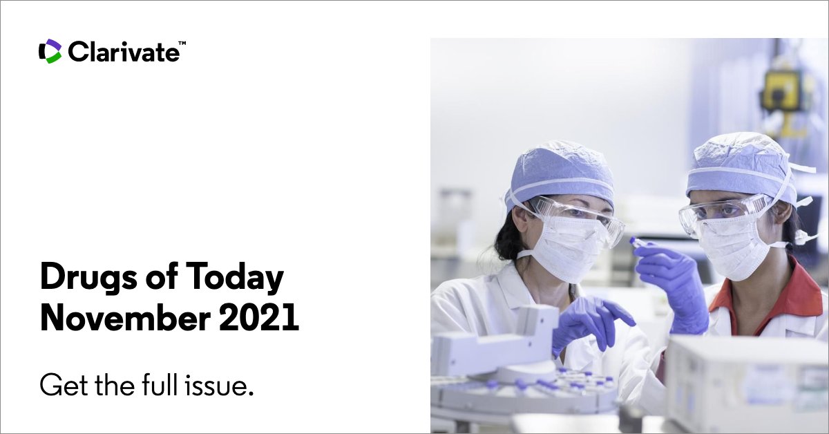 ClarivateHealth's tweet photo. In the latest issue of #DrugsofToday, we examine the data of #neuroblastoma treatment with the anti-GD2 monoclonal antibody #naxitamab. (URL)

#YmAbs #drugdevelopment #biotech #pharma https://t.co/HzQluOslGm