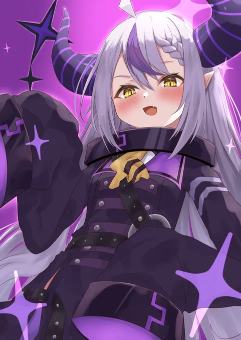 ラプラス・ダークネスちゃん!
#ラプラス・ダークネス
#Laplus_Artdesu 