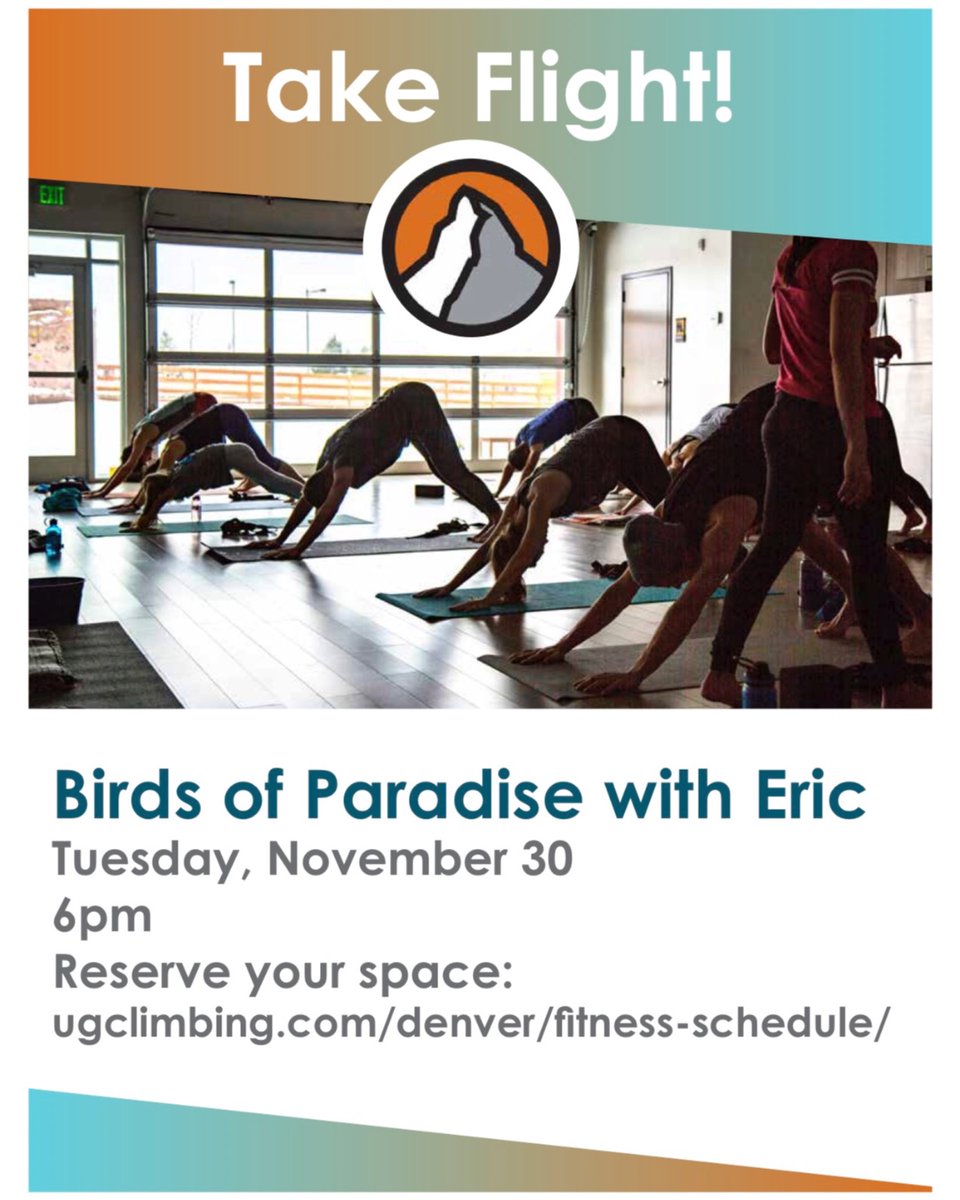 UGClimbing's tweet photo. Birds of Paradise Pose break down with Eric!
https://t.co/ObKjgtlzLl
#itsacrag #ugclimbing #birdsofparadise #ugyoga https://t.co/15rAwpGaO9