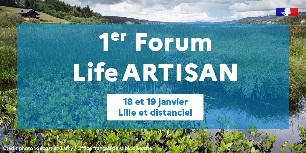 LifeARTISAN_'s tweet photo. Le projet @LifeARTISAN_ organise son 1er #forum sur les Solutions d'adaptation au #changementclimatique fondées sur la #Nature 🌳 (inscription gratuite mais obligatoire)
Quand ? 18 et 19 janvier 2022
Où ? À @LilleGrandPalai  et en distanciel
#SFN #biodiversite 
@OFBiodiversite https://t.co/MAxr86Exy9