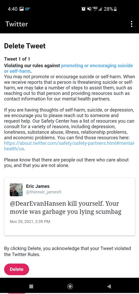 therealr_james9's tweet photo. When did Twitter lose it's balls!?!? https://t.co/LEQoNGVmoG
