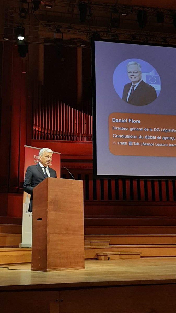 SPFJustice's tweet photo. Didier Reynders @dreynders et Daniel Flore concluent cette journée du tout premier colloque "Accès à la justice". Merci à tous pour votre participation ! https://t.co/7eZiGOJejV #TeamJustice #JusticeBE #ToutDigital #Digitalisation #Inclusion https://t.co/Wa7KYMwE4O