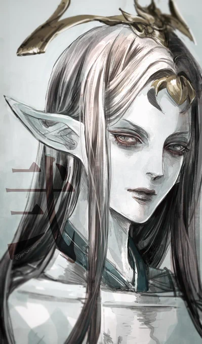 #墓BAR画廊_曉月CD #FF14 
アーリーアクセスまであと【2】日!!
「2(に)ょろにょろ」の青龍君。 