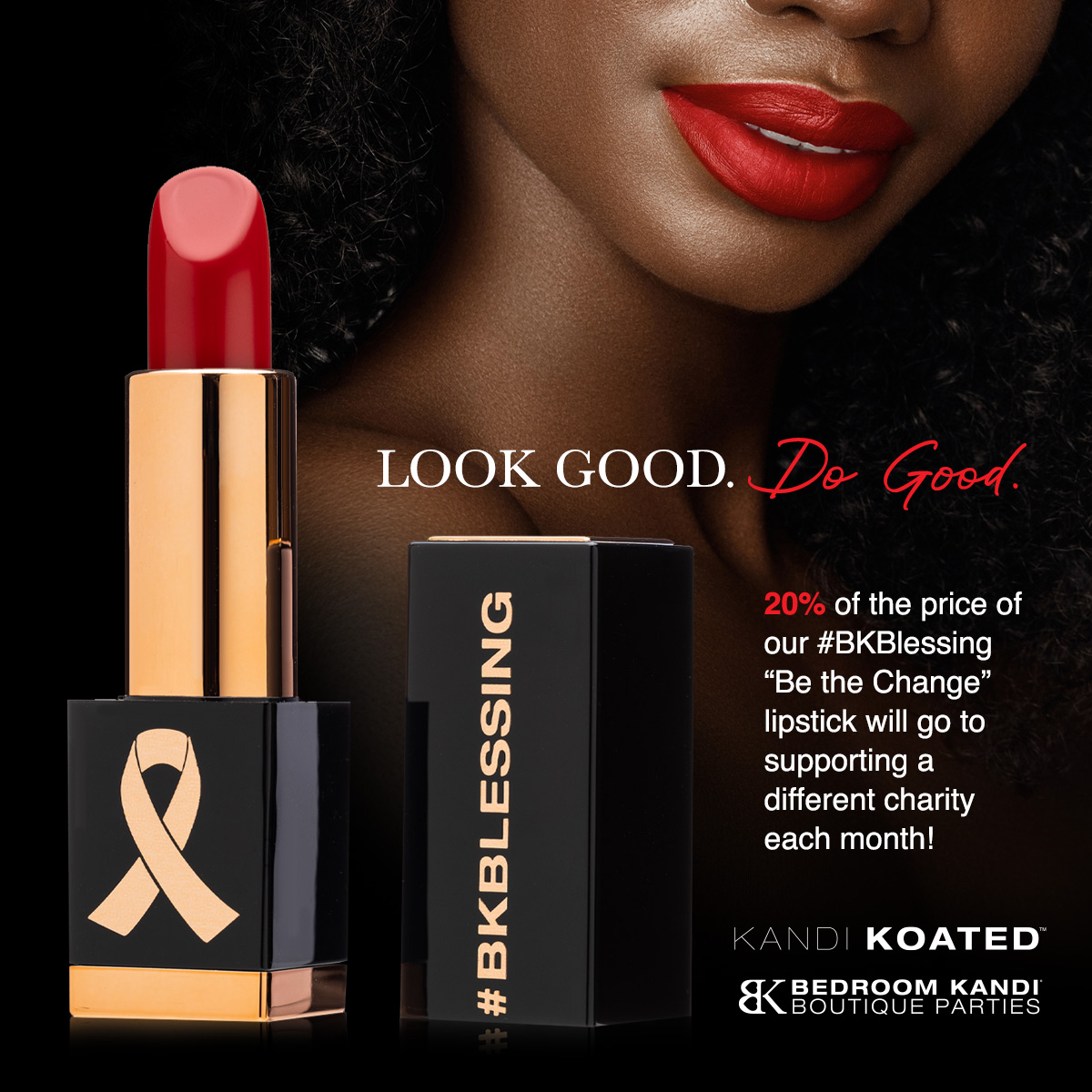 BedroomKandi's tweet photo. Rock this vivid, classic red lip and support a worthy cause! The #BKBlessing lipstick is a special philanthropic lipstick in the Kandi Koated Cosmetics collection; 20% of the MSRP will be donated to @Kandi's foundation, KANDI C.A.R.E.S!
https://t.co/ThFdCNAu9Z https://t.co/lc6897IH54