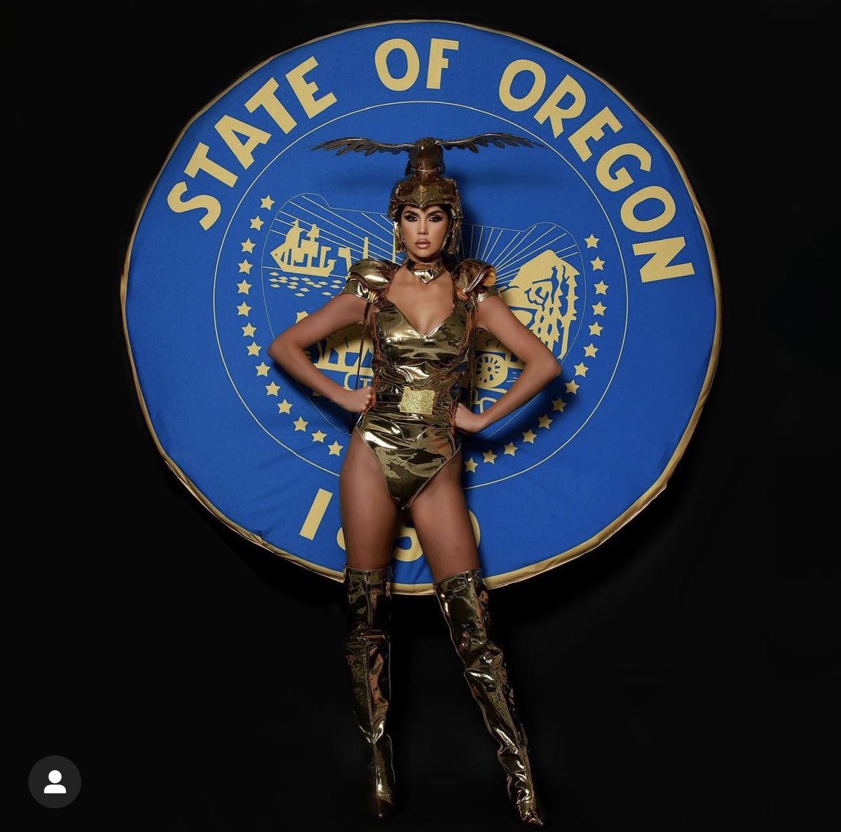 johncanzanobft's tweet image. Costume reveal by @MissORUSA @AllisonECook is Wonder Woman with a helmet nod to the eagle… crown her Miss USA already.

Fun fact: Allison is an NCAA D1 volleyball ref.