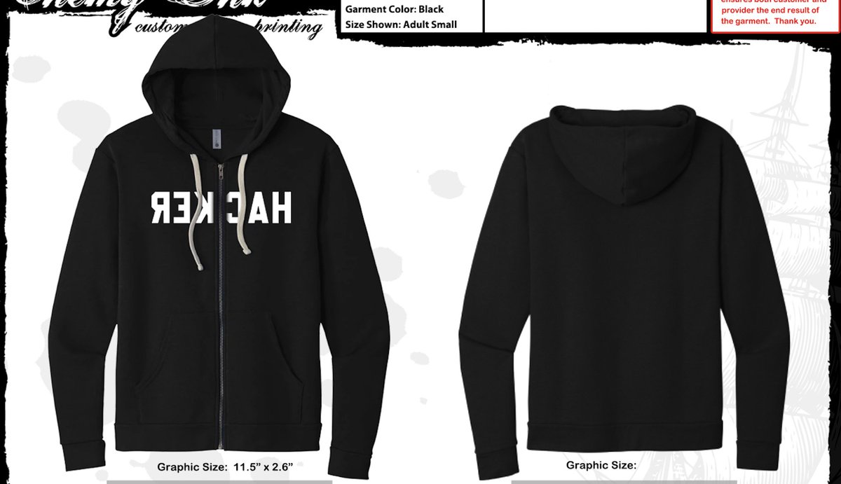 BHinfoSecurity's tweet photo. Would you be interested in getting this hoodie from our Spearphish General Store? 

We're trying to figure out how many to order and have available. https://t.co/iWUR7IQkFK