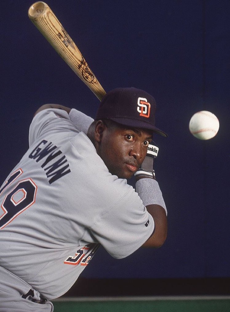 Super70sSports's tweet photo. Number of times Pedro Martinez faced Tony Gwynn: 36

Number of times Pedro Martinez struck Tony Gwynn out: ZERO

Number of times Greg Maddux faced Tony Gwynn: 107

Number of times Greg Maddux struck Tony Gwynn out: ZERO https://t.co/hs81stsmV9