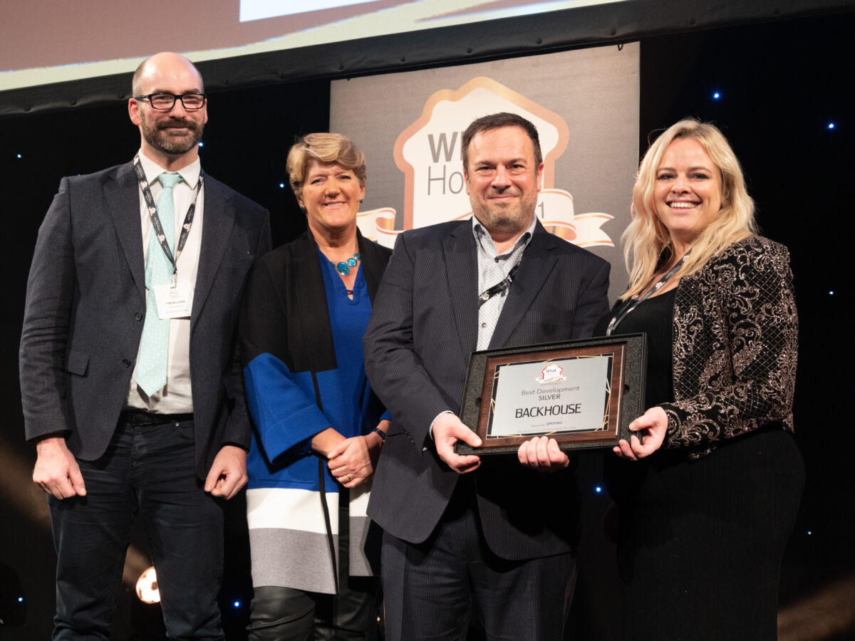 It's us. Winning #silver at <a href="/What_House/">WhatHouse?</a> #bestdevelopment #proud #BackhouseHomes