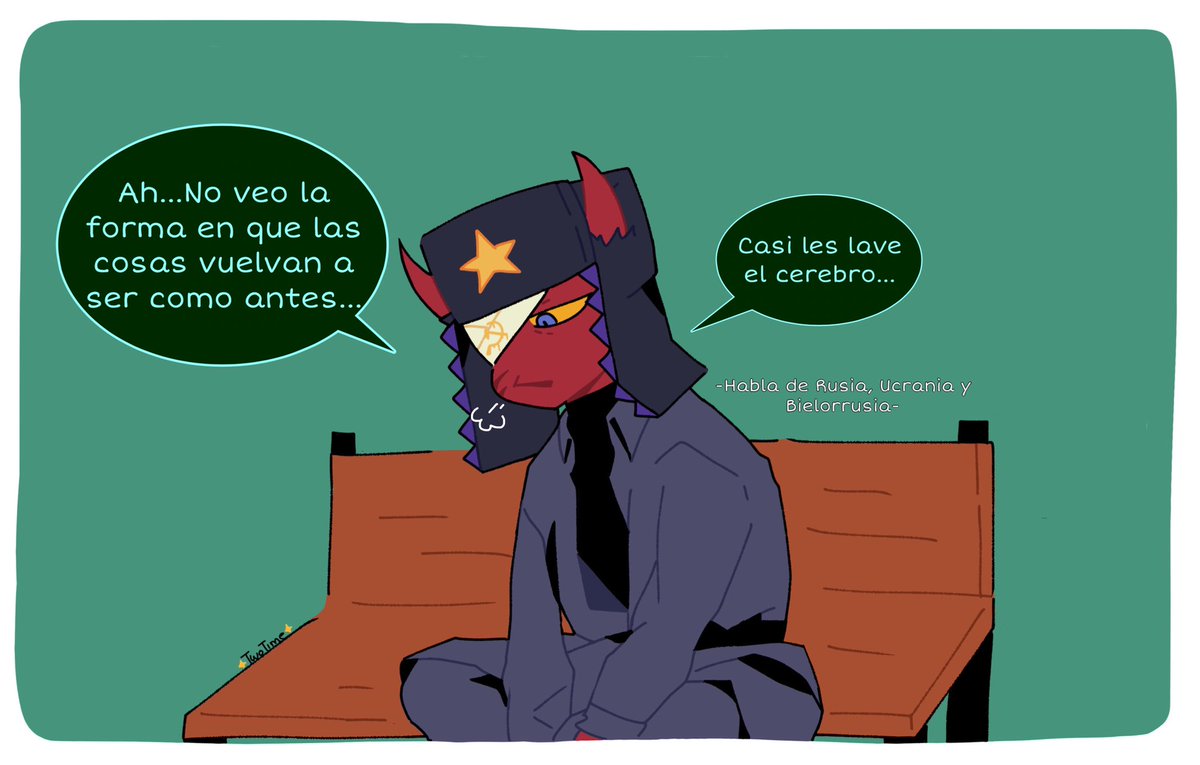 Tw00TM's tweet photo. Contexto: URRS volvió y quiere arreglar las cosas con sus hijos, fin del contexto 👍 
Sacado del IMG XDD q pro 
#CountryHumans https://t.co/OppIufTGh3