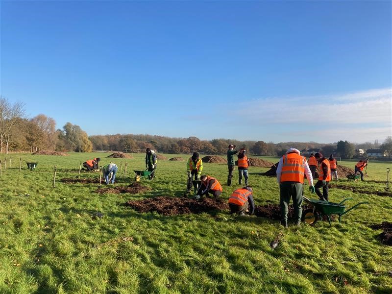 More Community Payback schemes will focus on sustainability🌎

Last week offenders supervised by probation worked with <a href="/TreesforCities/">Trees for Cities</a> to plant trees to improve neighbourhoods during their unpaid work. 

They smashed their day 1 target by planting 600 trees🌳

#QueensGreenCanopy