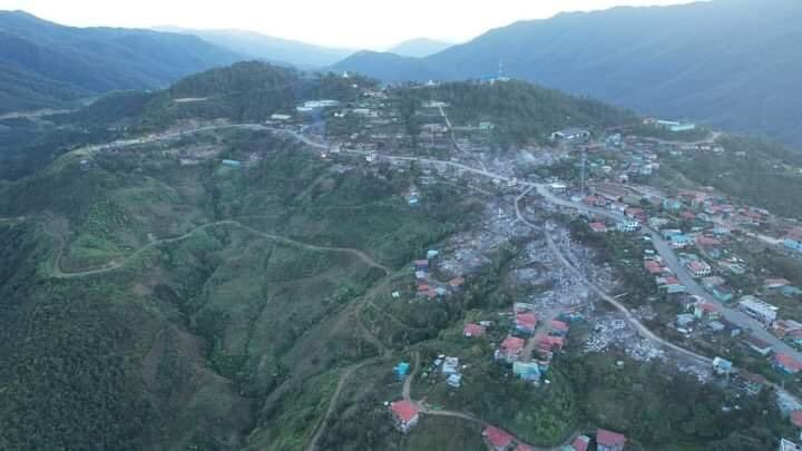 LuumhuPlatform's tweet photo. 220 houses were burned down in #Thantlang, #Chin State from 25 November 8 p.m to 29 November 8 a.m according to the CDF-Thantlang. 

photos-The Chin Journal

#WhatsHappeningInMyanmar https://t.co/TiXBZPG6VF