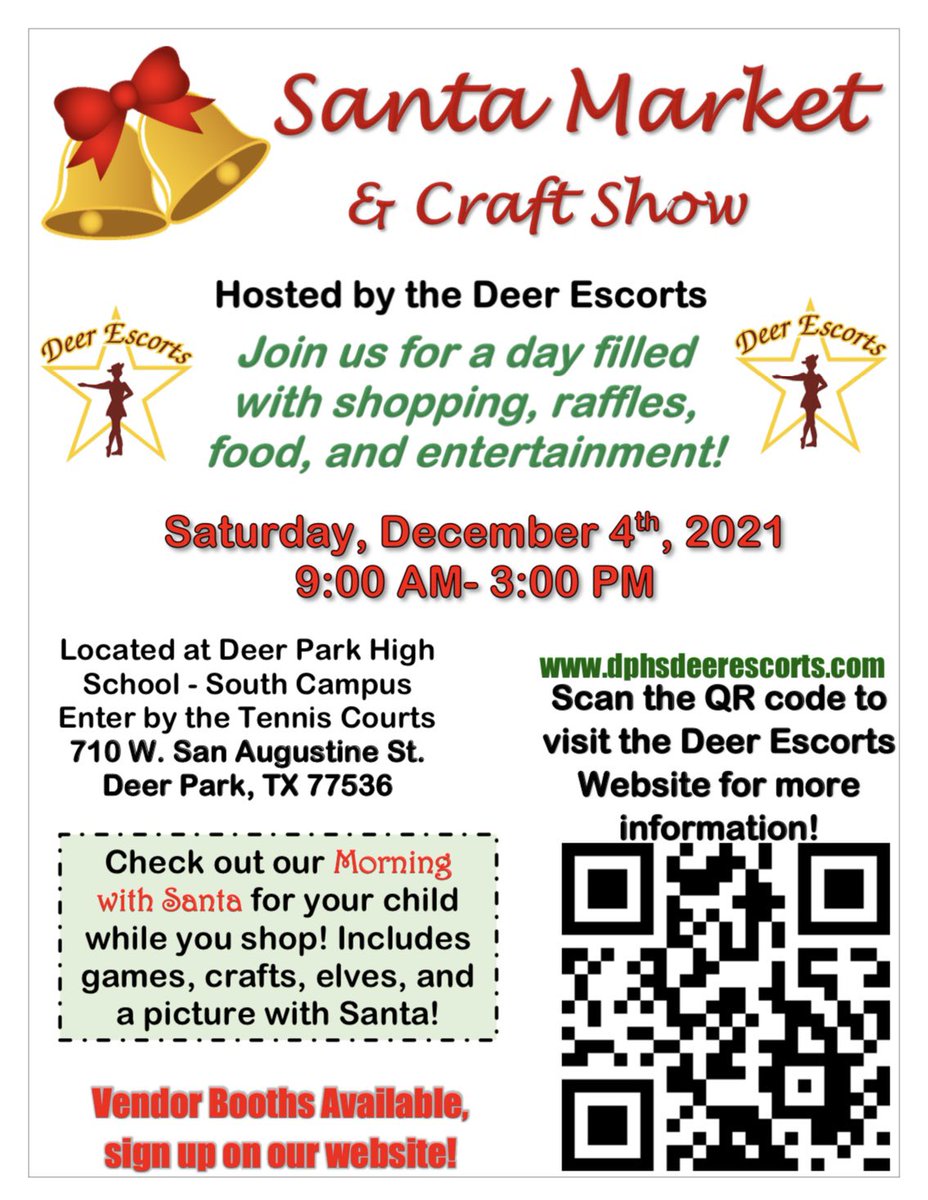 EscortBooster's tweet photo. 🎄🎄Don't forget to drop the kids off this Saturday, December 4th from
9:00am-12:00pm for a super fun Morning with Santa and his Elves!!

🛍🛍Christmas shop in the Santa Market from 9-3pm. Lots of amazing vendors to choose from, kids occupied for 3 hours, it’s a win-win! 🤗 https://t.co/KHixgcxhAK