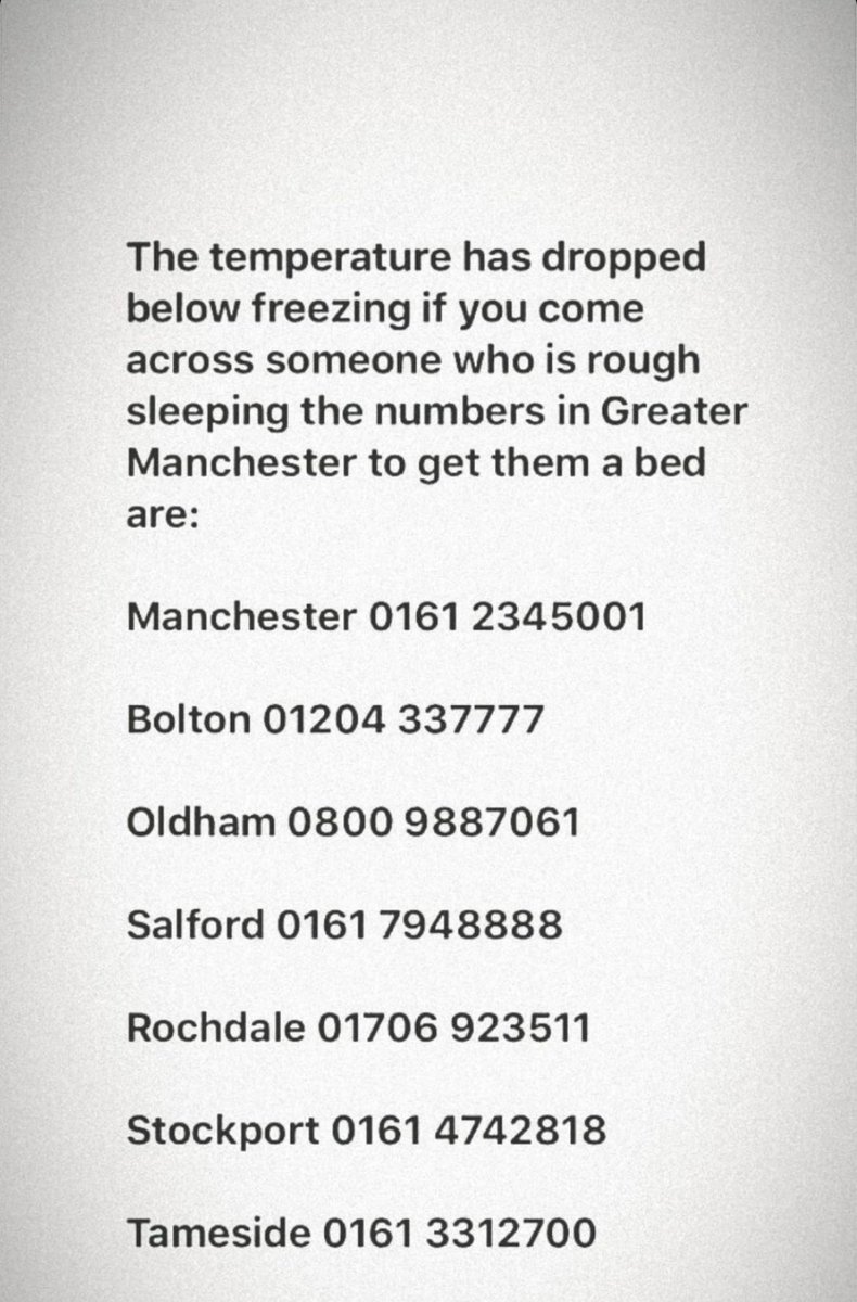 Very important that this is shared.
There’s too much homelessness in Manchester and no one should be freezing outside in these winter months.