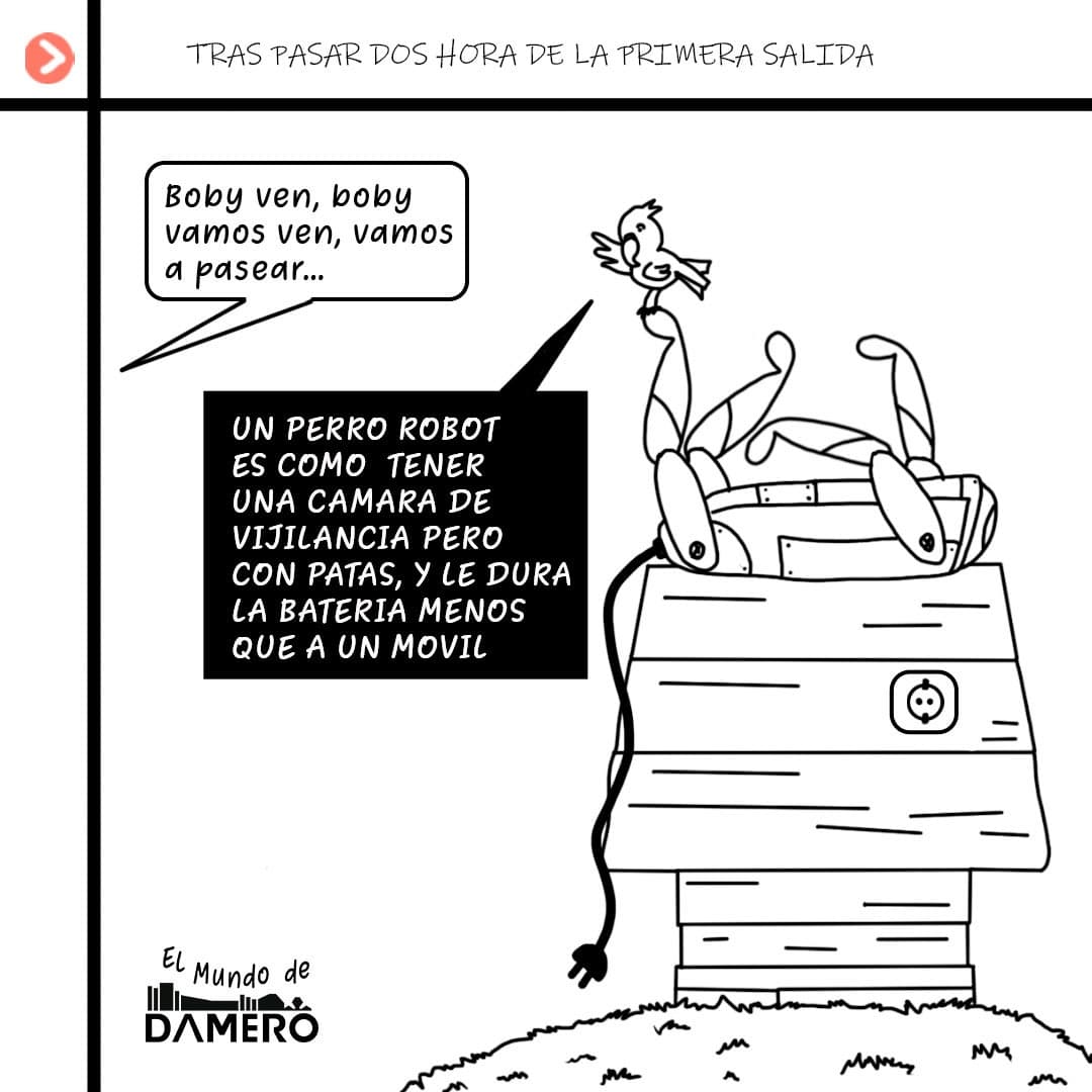 sa_ga_sa's tweet image. Mi compra este año en Black friday un perro robot #perrorobot #perro #Blackfriday #sgsdamero #comicdamero