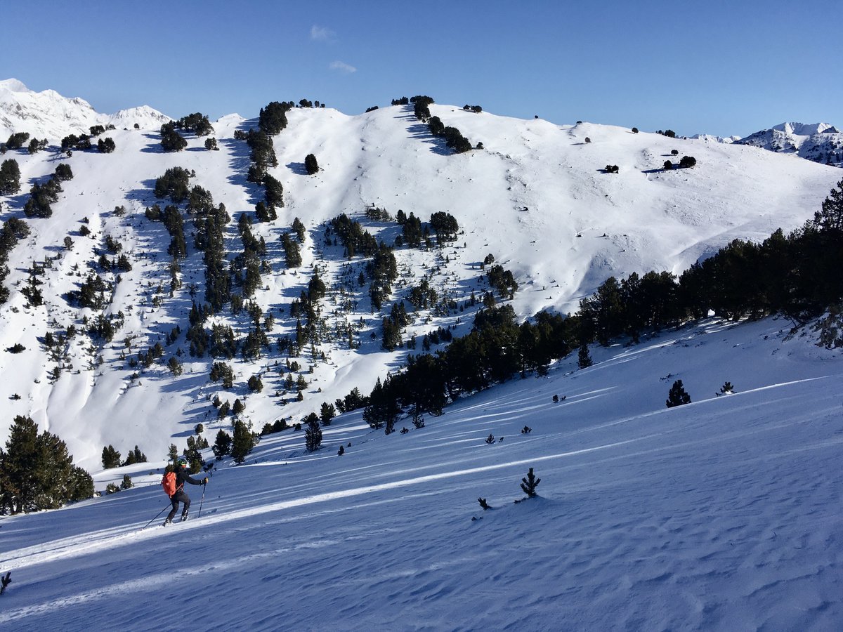 Lauegi's tweet photo. 👉 1/12 
[AR] Perilh #lauegi MODERAT-2 per nhèu ventada e esguitlaments
[CA] Perill #allaus MODERAT-2 per neu ventada i lliscaments
[ES] Peligro #aludes LIMITADO-2 por nieve venteada y deslizamientos
👉 https://t.co/u5LDkAz7Xn 
@conselharan @Val_dAran #weareskiing #pieps https://t.co/oN6GtzzOz9
