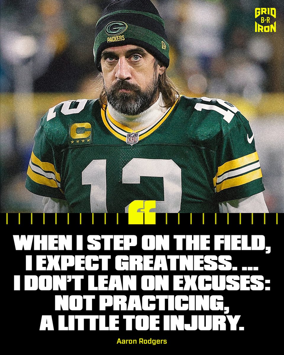 brgridiron's tweet photo. Aaron Rodgers didn't practice all week and then smoked the Rams.

No excuses for the reigning MVP. https://t.co/U2GbPrbI48