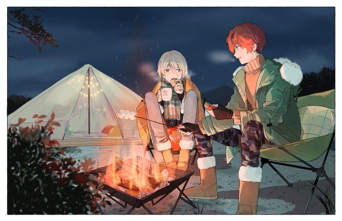 「キャンプファイヤー 夜空」のTwitter画像/イラスト(古い順)