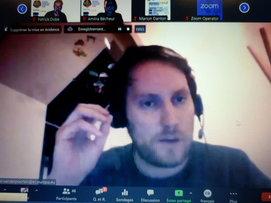 Karel Vanderpoorten de la DG Grow <a href="/UEFrance/">Commission européenne 🇪🇺</a> "L'innovation sociale peut aussi être numérique et elle a été à la pointe pendant la crise, pour soutenir les citoyens." #Resilience #RIIS5 <a href="/poleREALIS/">Pôle REALIS</a>