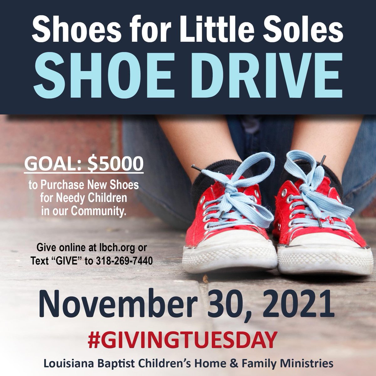 LaBaptChildHome's tweet photo. A new pair of shoes can mean the world to a child in need. Can you help by covering the cost of one pair or more on this #GivingTuesday? And don't forget to challenge your friends!! Giving is easy at https://t.co/k32vwQvJeF. Thank you!! https://t.co/QfBcHqH3FQ