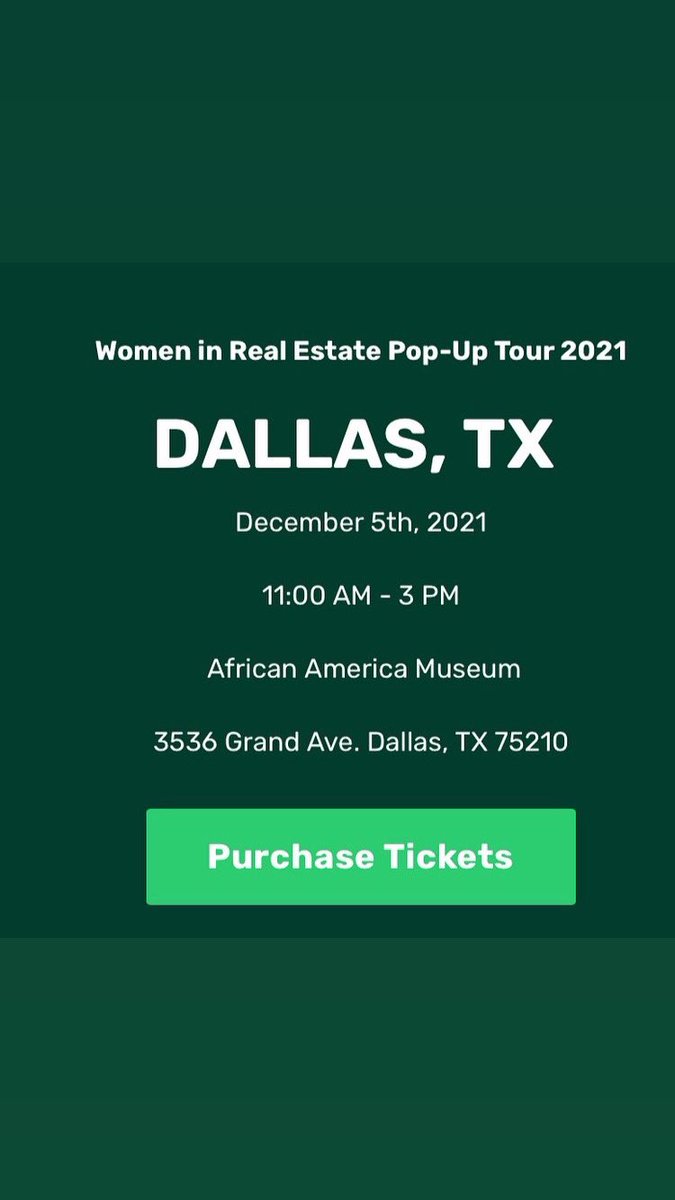 MAARealEstate's tweet photo. 🗣Join Us In Dallas!! @veenajetti @kelanib @_btheboss 🗣
Women in Real Estate-Pop Up Tour 
DECEMBER 5th! 

⏬ https://t.co/HC7jHup2jC https://t.co/wmhmsxevDQ