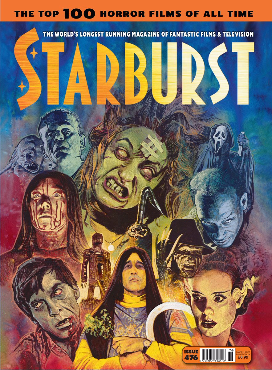 STARBURST_MAG's tweet photo. Did you miss us?

STARBURST returns to shelves on December 9th in its new deluxe format, featuring a fabulous foil-embossed cover with exclusive artwork by legendary poster artist Graham Humphreys! 

Pre-order your copy below and enjoy free UK P&amp;P!

https://t.co/Bt0WloA4i5 https://t.co/Yxzd7OFkUD