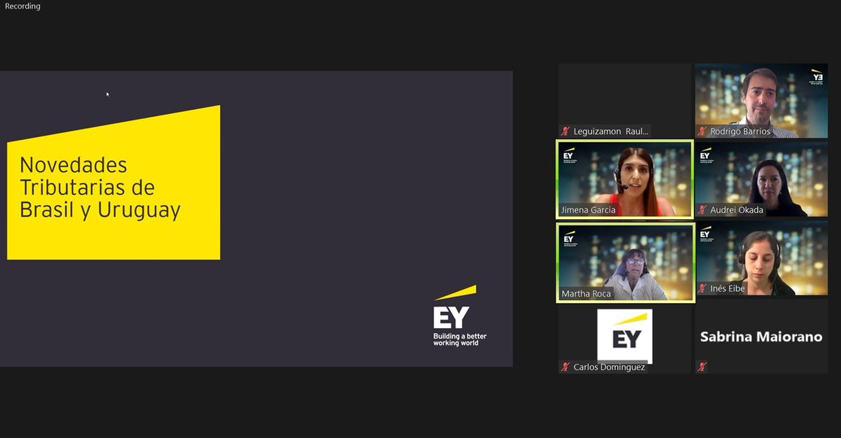 EY_Uruguay's tweet photo. “El impuesto corporativo, mínimo global y el salir de la lista gris de la UE son las grandes preocupaciones de Uruguay en materia impositiva en estos días”. Cra Martha Roca, Tax Managing Partner de EY Uruguay en el XXI Seminario sobre Tributación Internacional de @EY_Argentina https://t.co/I8hfRcRj2b