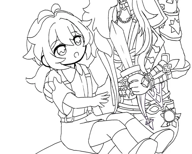 謎絵を11月中に描こうとして何も間に合ってない図 