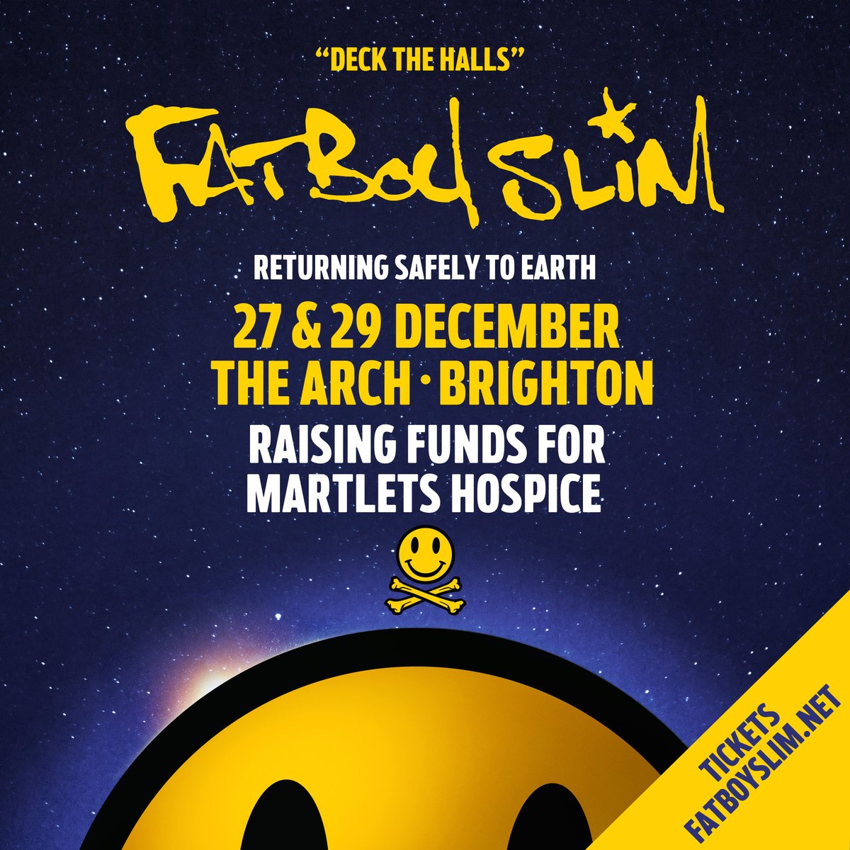 I'll be playing 2 'In The Round' shows at the @thearchbrighton on 27th and 29th December... ALL Ticket money will be donated to <a href="/martletshospice/">Martlets Hospice</a> an incredible local charity.
Sign up for tickets here: skiddle.com/e/35959231