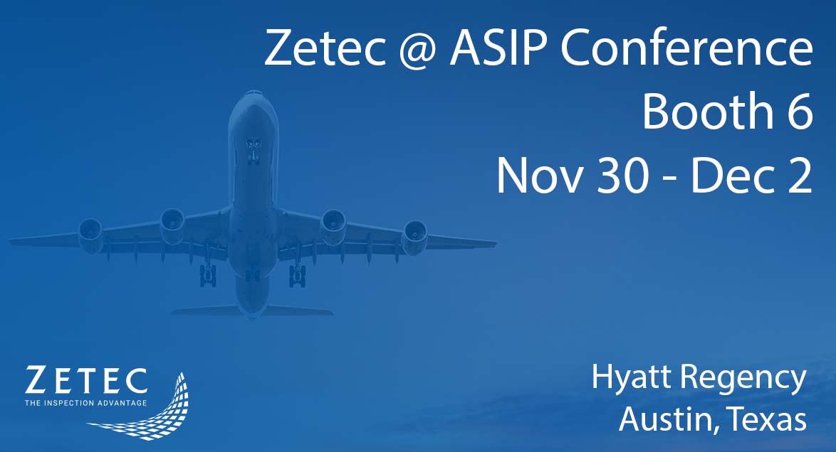 Are you currently attending the <a href="/ASIP_Conference/">ASIP Conference</a> in Austin Texas? Stop by Zetec (booth 6) - say hello to our experts and get a live, hands-on demonstration of our aerospace inspection innovations.

#asipconference #ndt #inspection #aerospace