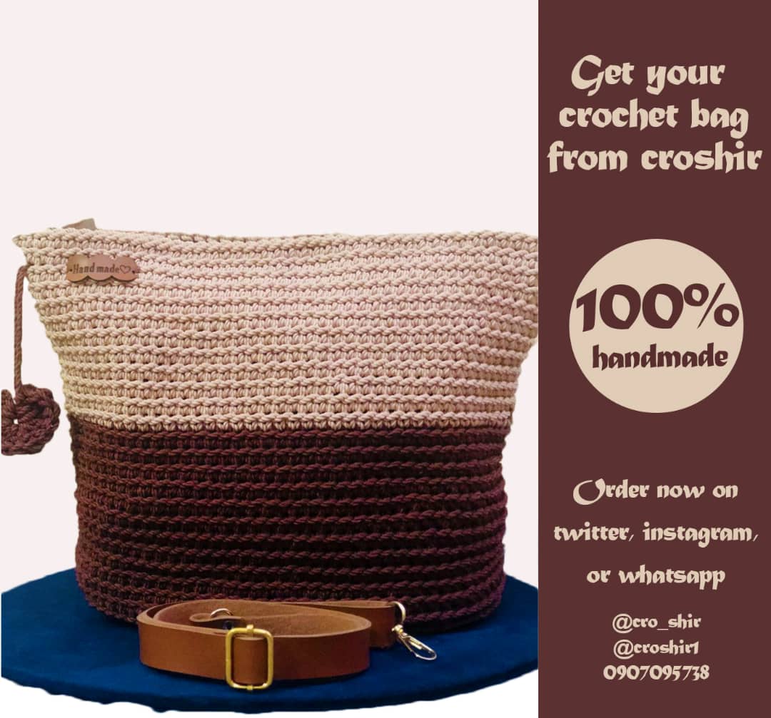 Shiraz39's tweet photo. To order your crochet bag DM or Whatsapp
You can choose your color https://t.co/jJUKjvv7yj