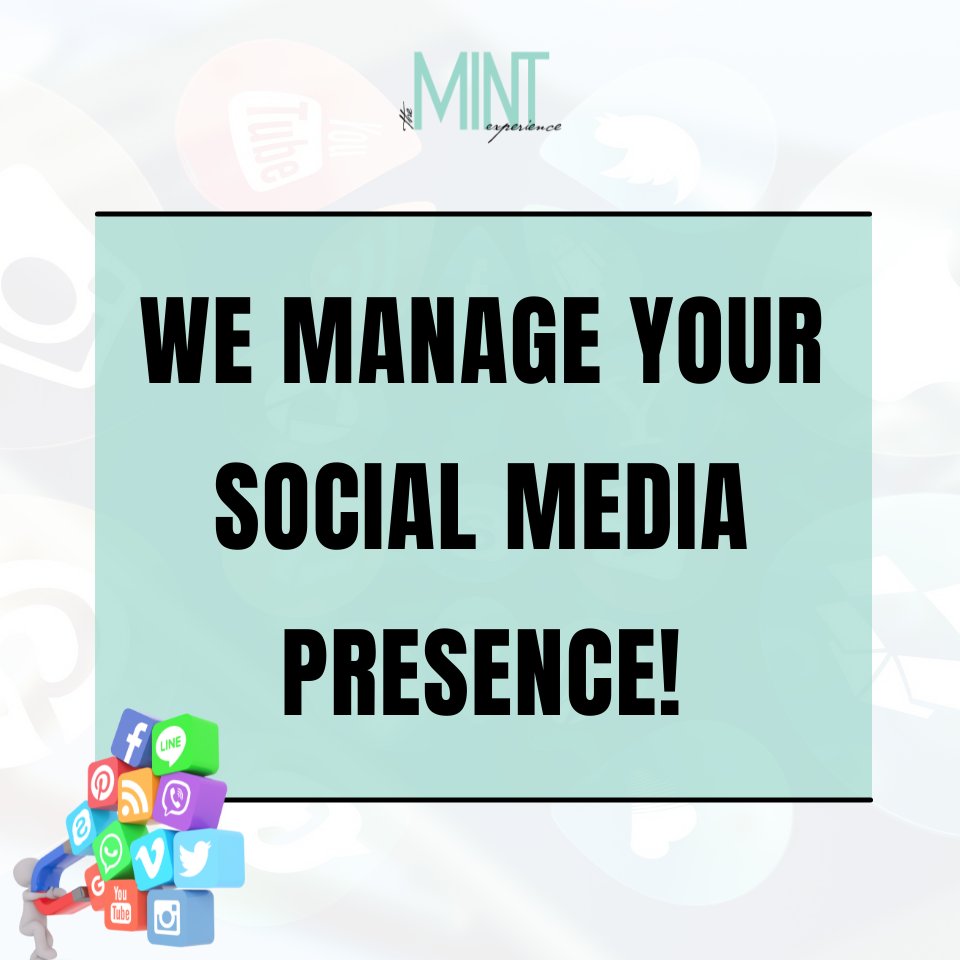 Experience_MINT's tweet photo. 👉Having an influencing and engaging social media presence is essential for businesses nowadays. From running campaigns to creating content including, videos &amp; photos, we can do it all to maintain your presence on social media platforms.

https://t.co/PZH5T6j9Gu

#mint https://t.co/gM52i1xyTG