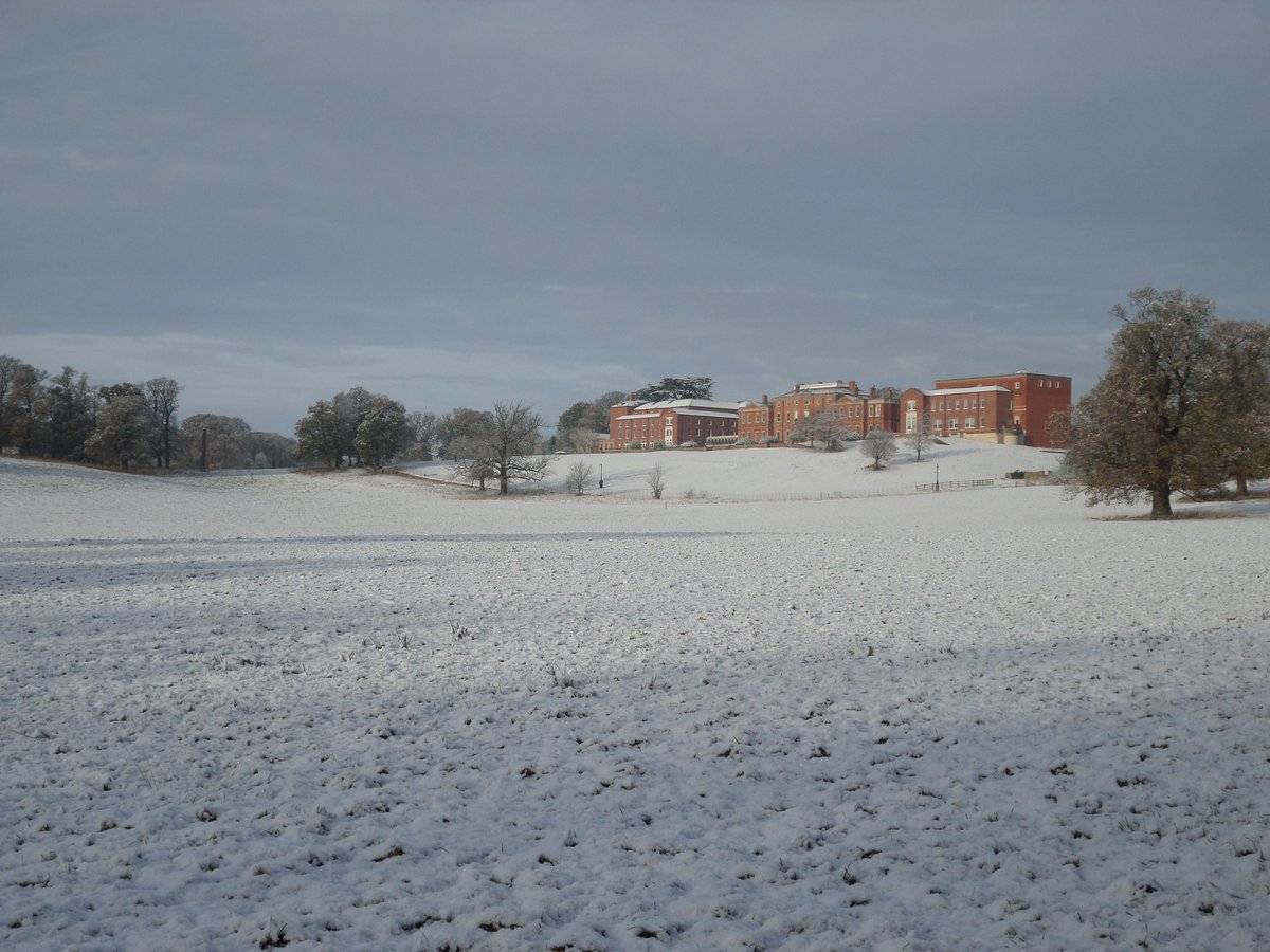 Stanford Hall Rehabilitation Estate looks simply splendid in the snow❄️#DNRC #NRC