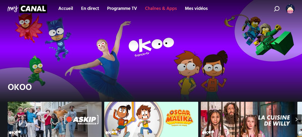 InfoAbonneCanal's tweet image. 🆕 2 nouveaux services viennent enrichir le canal 8 de votre décodeur et myCANAL. 
A voir et revoir sans modération ! 
Welcome #Okoo et #BFMTV. 📺
&amp;gt;&amp;gt;assistance.canalplus.com/questions/2829…