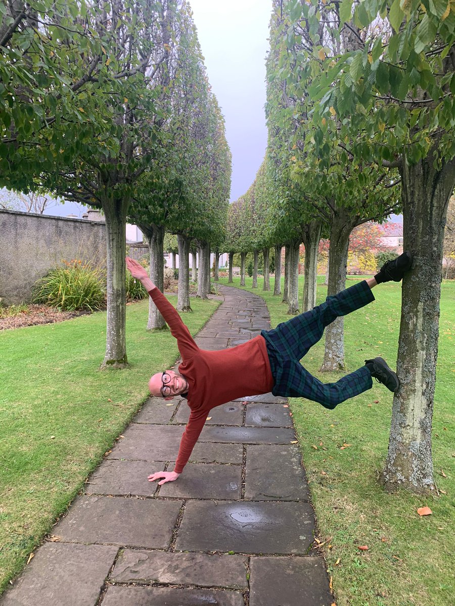 MickeyAnderson's tweet photo. @goeastlothian here I am proudly wearing my tartan trousers in the gardens at St. Marys Parish Church in Haddington, one of my favourite places to visit in East Lothian! #saltirefest https://t.co/69GcGE4reg