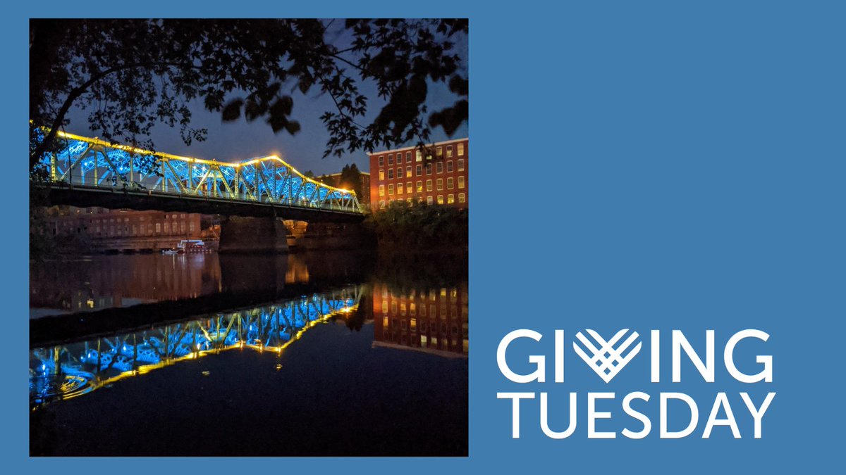 LowellCanals's tweet photo. Did you know that the lighting on the Cox Bridge and Ouellette Bridge (coming soon) was funded by private donations? 

Help us light up Lowell this #GivingTuesday: 
https://t.co/PCQPSnBZyb https://t.co/iMXpdx6T6f