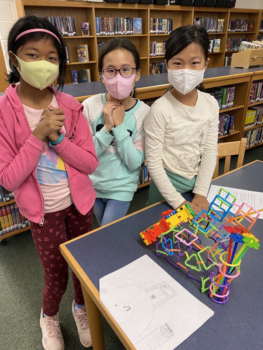 LibraryOES's tweet photo. My 5th grade architects have been very busy reading, researching and constructing! 📚 🧠 ❤️@Oakton_ES @FCPS_LIS https://t.co/gvET86xxpz