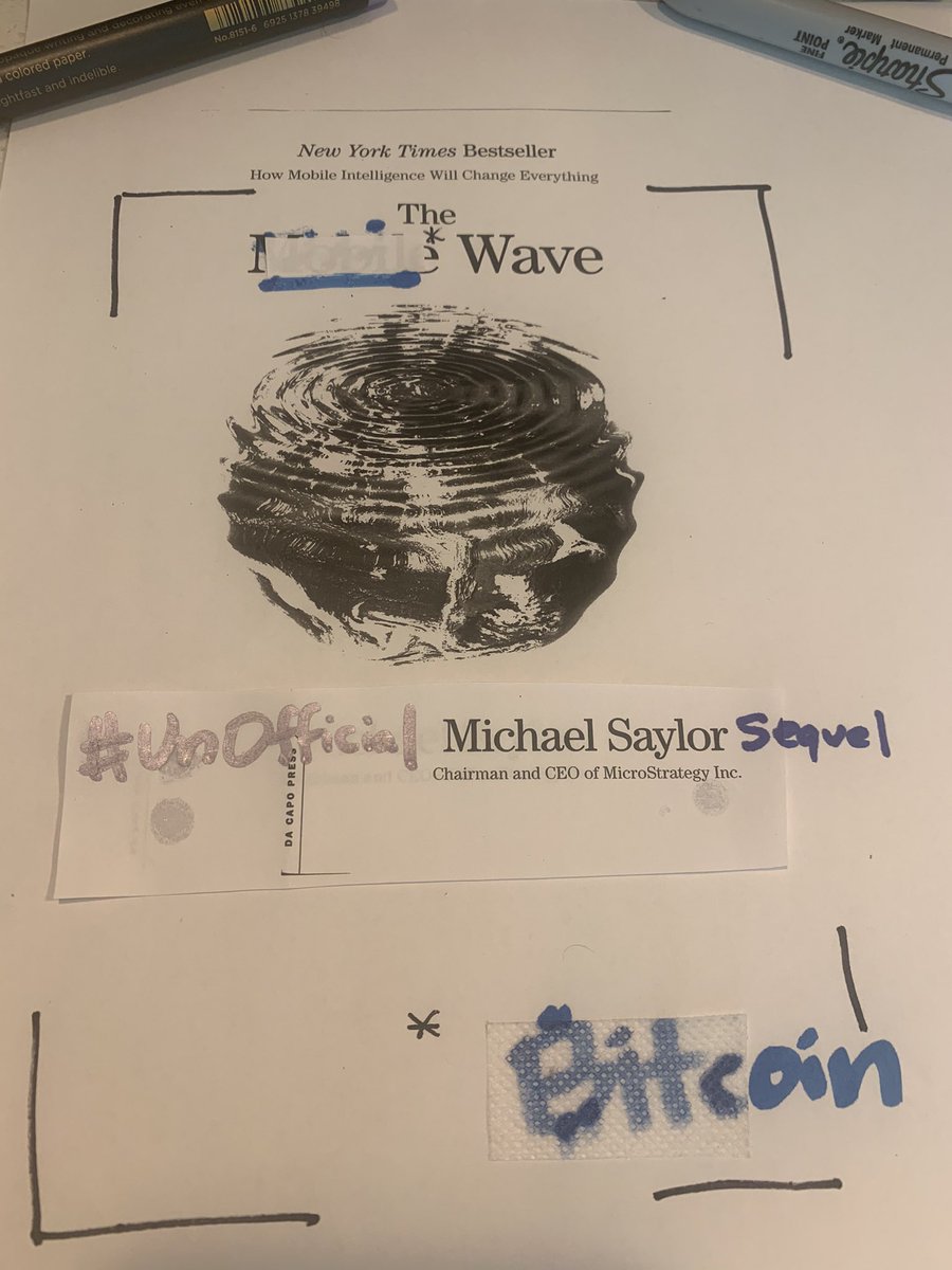 LarryChiang's tweet photo. Trophies. 

Who else takes notes with pen and paper? That’s my trophy. Paper notes. Paper wealth. Paper to #bitcoin is #cha3 @saylor’s book, #theMobileWave. And my book outline, #the #Bitcoin Wave

#theBitcoinWave 
#cs183notes
#ch5 mentorship 👀🔮 https://t.co/9ojDnZmYPQ