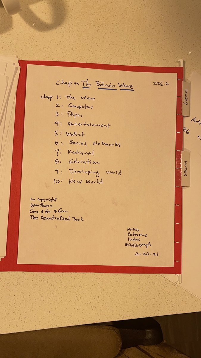 LarryChiang's tweet photo. Trophies. 

Who else takes notes with pen and paper? That’s my trophy. Paper notes. Paper wealth. Paper to #bitcoin is #cha3 @saylor’s book, #theMobileWave. And my book outline, #the #Bitcoin Wave

#theBitcoinWave 
#cs183notes
#ch5 mentorship 👀🔮 https://t.co/9ojDnZmYPQ