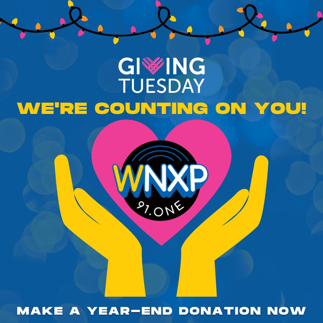 WNXPnashville's tweet photo. It's #GivingTuesday! #SupportPublicRadio and keep our member-sustained station doing what it does best—helping you discover emerging artists and providing exclusive content right here in #Nashville. ⁠
⁠
#SupportWNXP and give now: https://t.co/Z7fEL6yhbp https://t.co/uL7F77SSMV